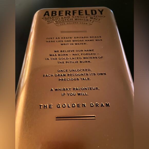 ABERFELDY Scotch Whiskey Tin - Picture 6 of 7